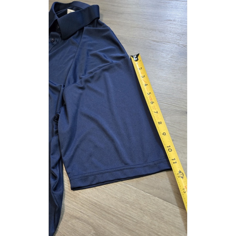 Collars and Co Dress Collar Polo Men's 2XL Blue Short Sleeve Shirt Performance - Picture 11 of 12